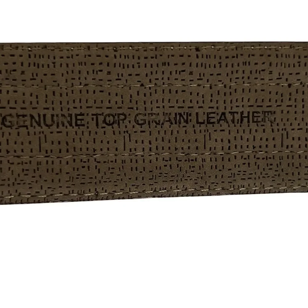 Tommy Bahama Mens Braided Leather Belt Size 44 Brown